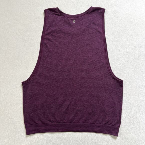 Lululemon Women Purple Aurora Black Breeze By Muscle Mesh Sleeveless Tank Top 10 - Picture 6 of 9